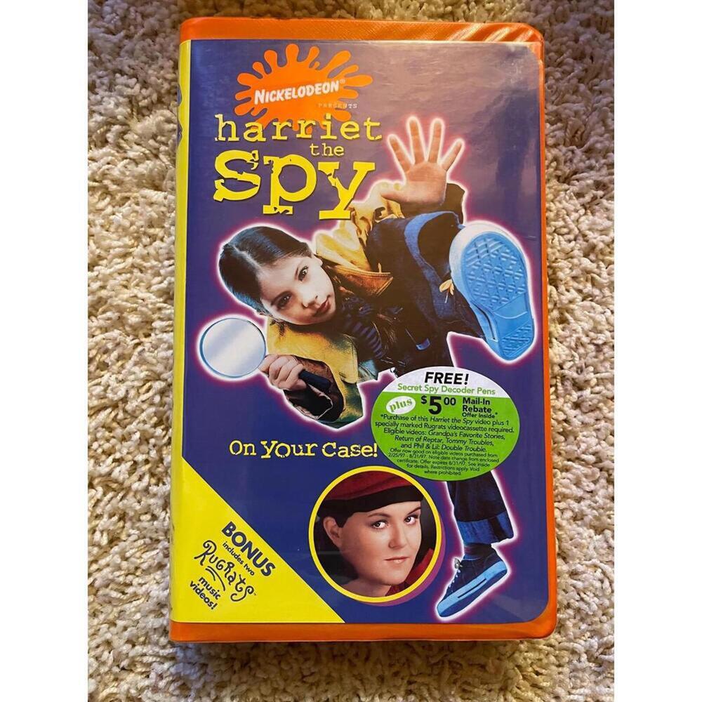 Nickelodeon "Harriet the Spy" 1997 Buffy Vampire Slayer VHS Clamshell